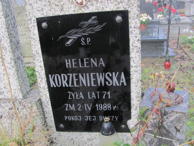 Helena Korzeniewska Cegłów - Grobonet - Wyszukiwarka osób pochowanych