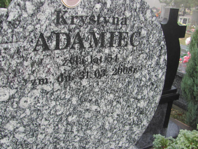 Krystyna Adamiec Cegłów - Grobonet - Wyszukiwarka osób pochowanych